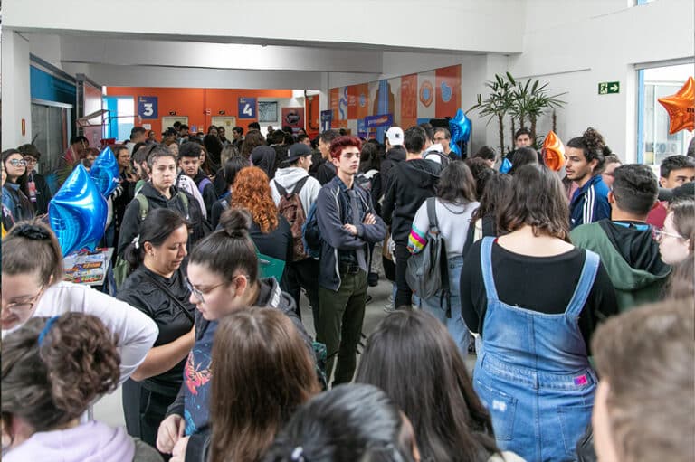 Galera aproveitando o evento