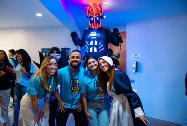 Monitores e promotores no evento - Mochilão 2024